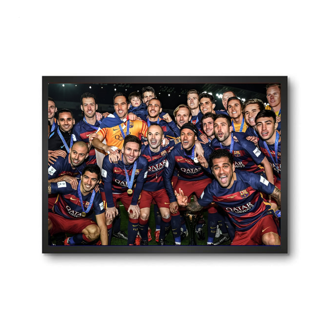FC Barca Champions League Frame